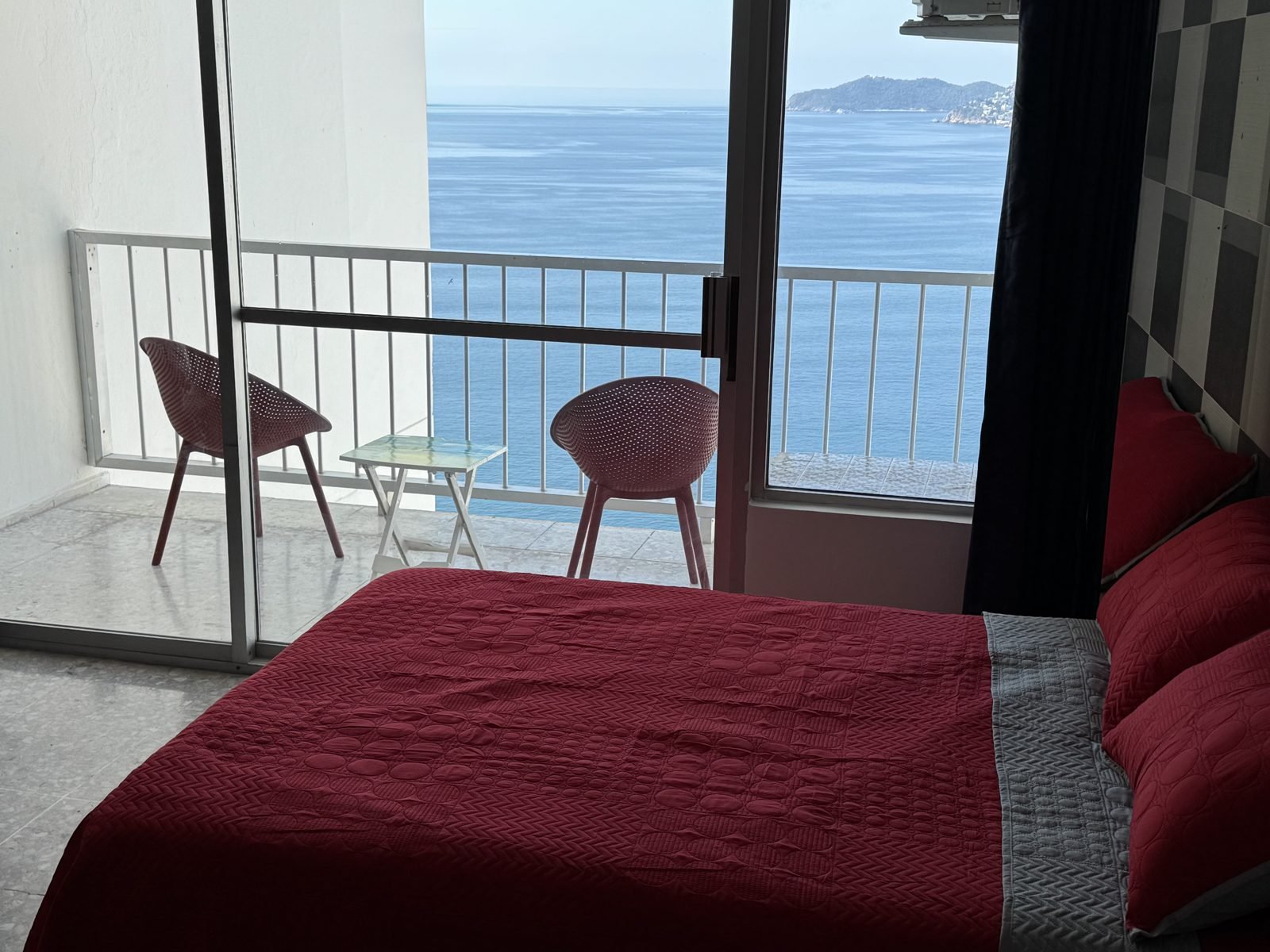 Recámara con vista al mar